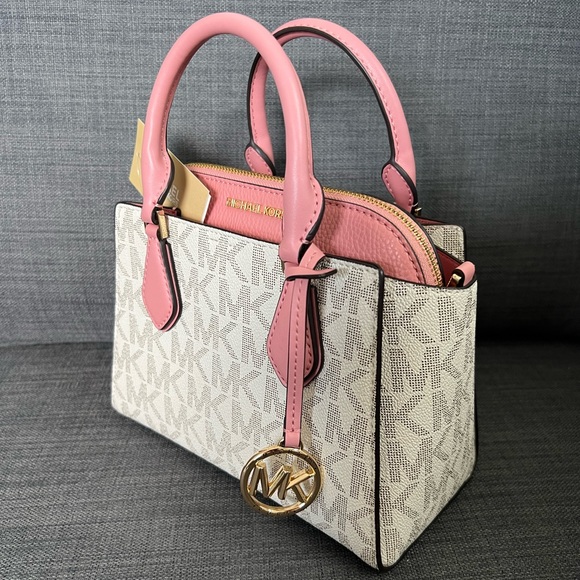 NWT MICHAEL KORS DARIA SMALL 2 IN 1 SATCHEL - Picture 2 of 16